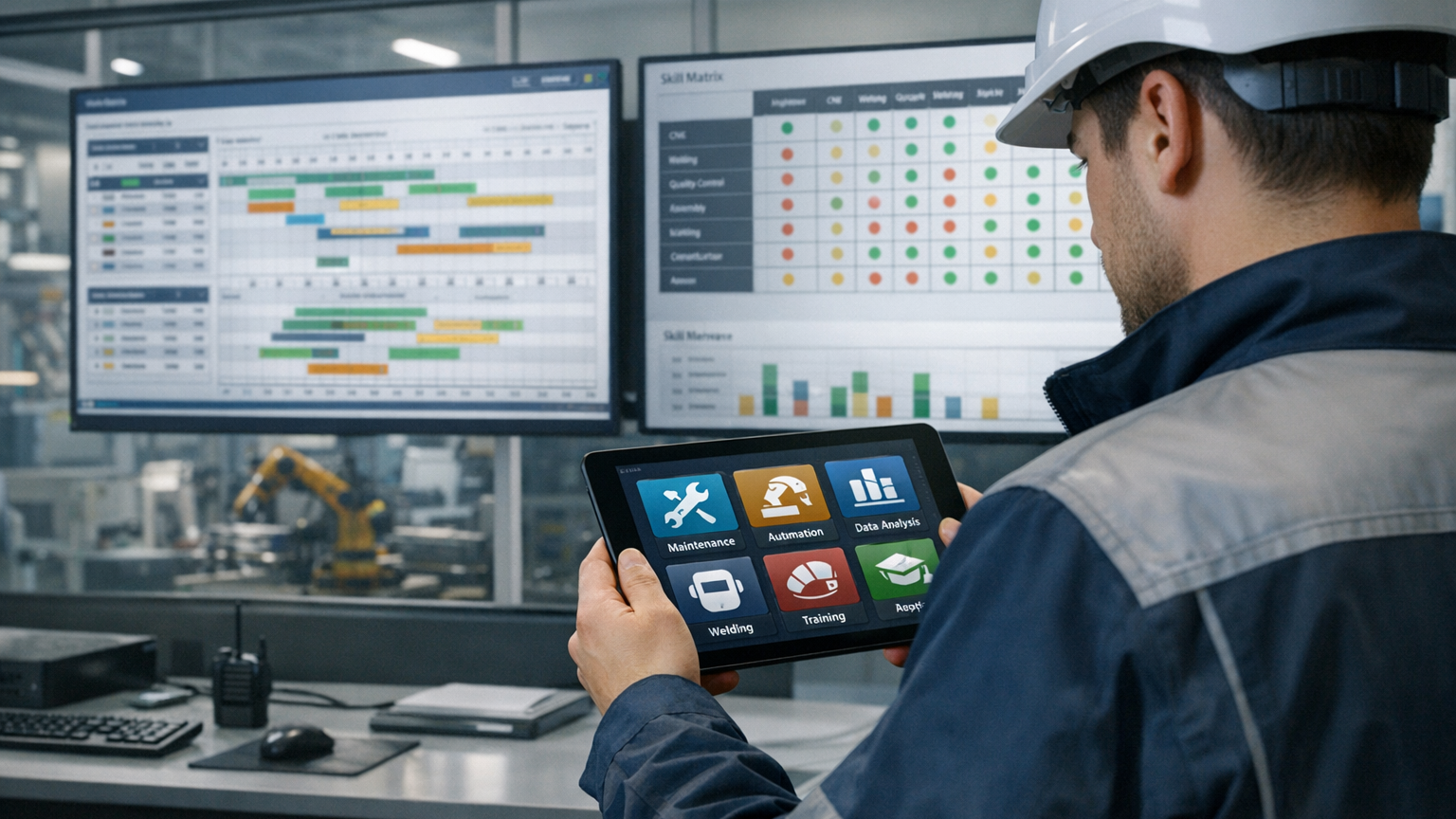 Skill Map Operator Skills‑Aware Production Scheduling: Skill Maps & Upskilling Signals for ...